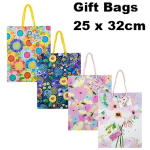 Large Gift Bag -Everyday Flowers - Size 25 x 32cm